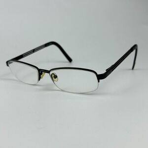 Cadillac TMGM Men's Eyeglasses Frame Black Plastic Cat Eye Half Rim 52-16-130 mm